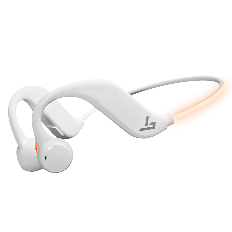 亿烁【2025新款】蓝牙耳机运动气骨传导无线跑步挂耳脖式不入耳可插卡防水防汗超长续航 G11限定橙丨蓝牙版 可插卡丨360°全景音丨专业运动