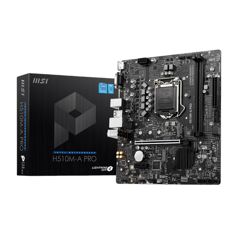 微星盒装MSI/微星H410M-A PRO BOMBER爆破弹 H510M-E10代11代主板 微星H510M-A PRO