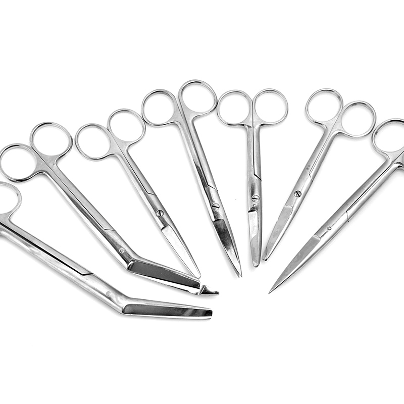 医院用级不锈钢手术剪外科弯尖直尖圆头绷 125cm 直头尖头