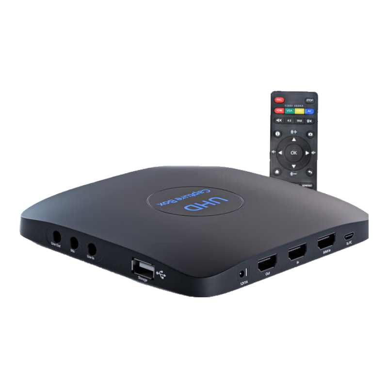 九音九视JS3050高清4K视频采集录像HDMI/DVI/VGA录制盒加密视频翻录课程磁带电脑屏幕电视节目机顶盒会议机