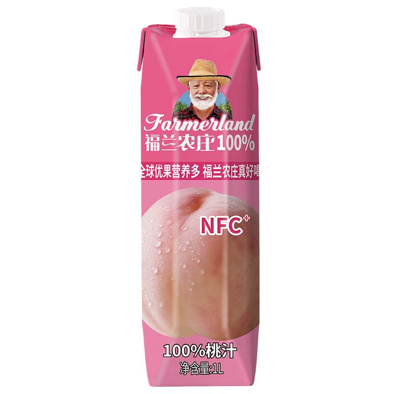 ����ũׯ FARMERLAND 100%��֭Ũ����֭���� 1Lװ 0֬�� ��֭��Ʒ ��� 8.9Ԫ