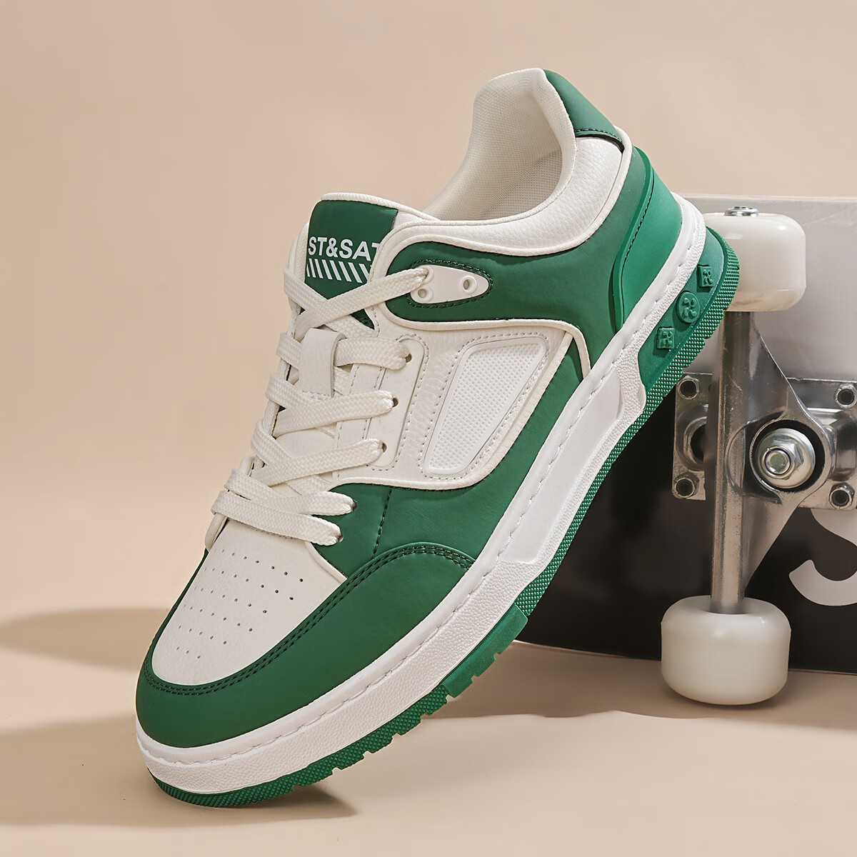 星期六男鞋时尚潮流板鞋男撞色男士休闲鞋运动鞋子男