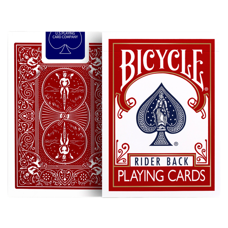 BICYCLE 扑克牌 美国进口单车牌 精品娱乐纸牌 魔术花切练习牌 红色1副