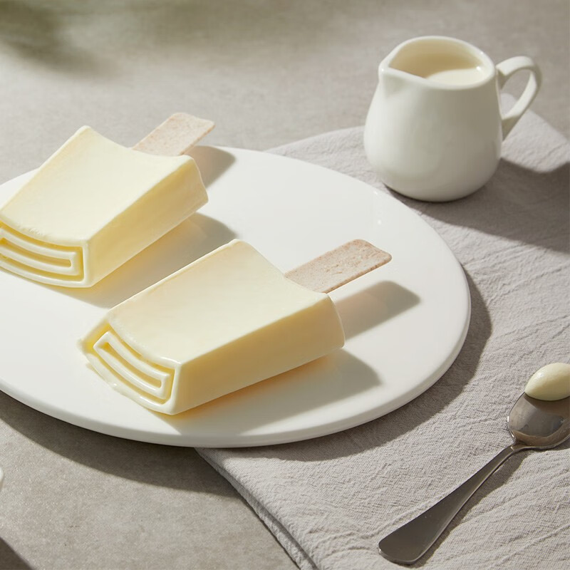 Chicecream冰淇淋 雪糕絲絨可可輕牛乳冰淇淋半半巧巧冰激凌冷飲批發(fā) 輕牛乳10支(780g)