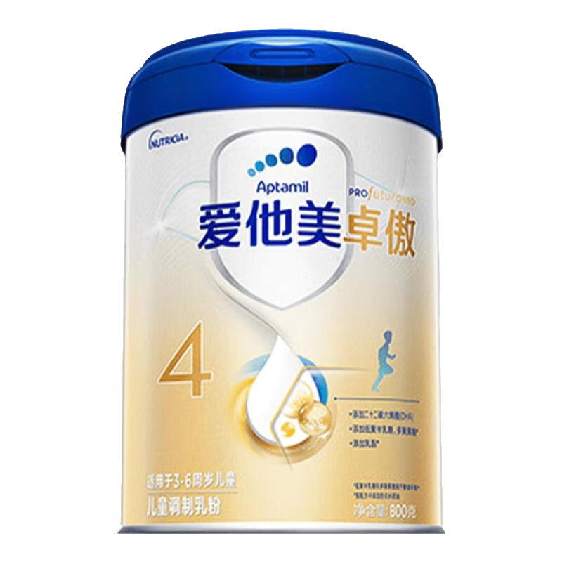 Aptamil/������ ׿�� 4�� Ӥ���̷� 1�� 800g 458Ԫ(����ȯ����229Ԫ/��)