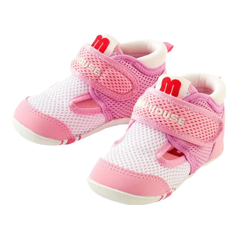 MIKIHOUSE涼鞋夏季包頭女童涼鞋防滑透氣網(wǎng)面男寶寶學(xué)步?jīng)鲂瑡雰盒?藍(lán)色 11.5 內(nèi)長(zhǎng)11.5cm