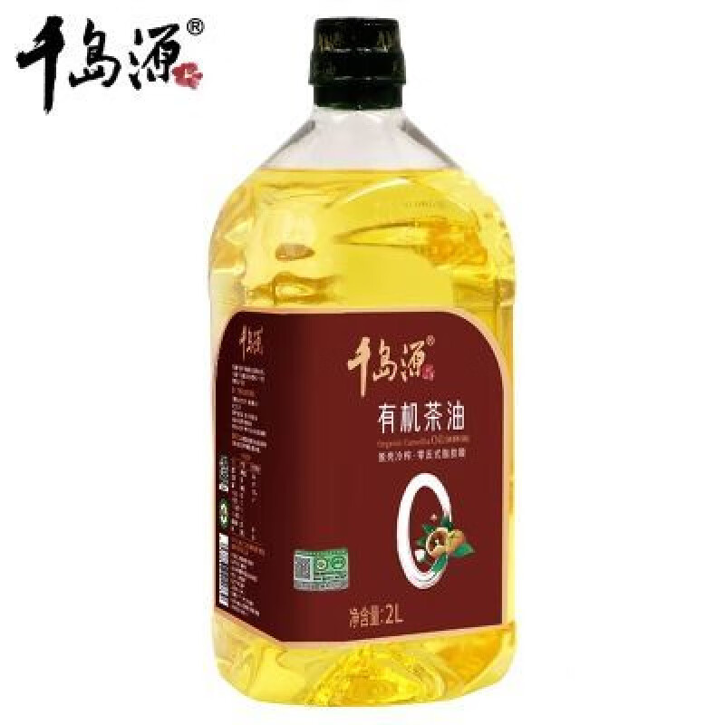 千島源有機(jī)油茶籽油2L 桶裝 山茶油 壓榨茶籽油 零反式脂肪酸 千島源油茶籽油2L 桶裝 山茶油