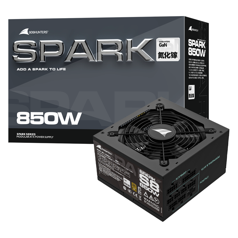 ���� SPARK ������850W��Դ ����ȫģ�� ATX3.1 ԭ��PCIe5.1 ��·12V �Զ���ͣ ֧��40ϵ50ϵ�Կ� 509Ԫ