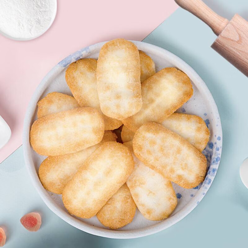 旺旺仙贝400g休闲饼干儿童小吃下午茶膨化零食 原味