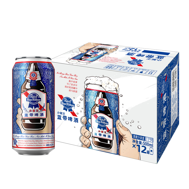 ������blue ribbon��С������ơ��11��500ml*12�� ����װ  47.8Ԫ