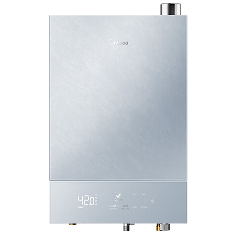 美的（Midea）16升18升天然气家用热水器一级能效智能水伺服节能恒温强排式防冻速热节能省电智能家用燃气热水器 16L 零冷水JSLQ27-M10A Ultra