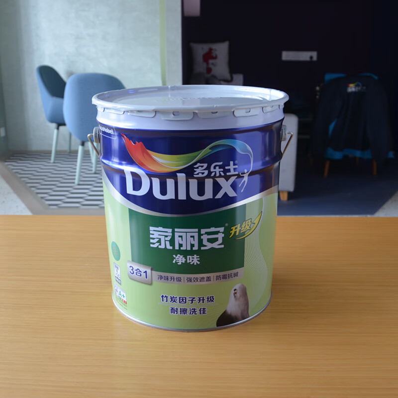 多樂(lè )士多樂(lè )士家麗安凈味三合一墻面漆室內啞光家用防霉3合1內墻乳膠漆 18l家麗安凈味3合1白色 0kg*0件