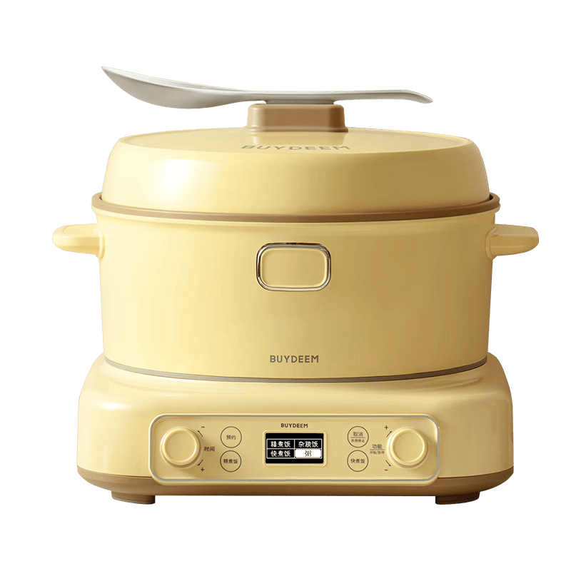 北鼎（Buydeem）【价保618】电饭煲0涂层不锈钢内胆 家用2-5人电饭锅 多功能大容量IH分体电饭煲 3L R531小鹅黄