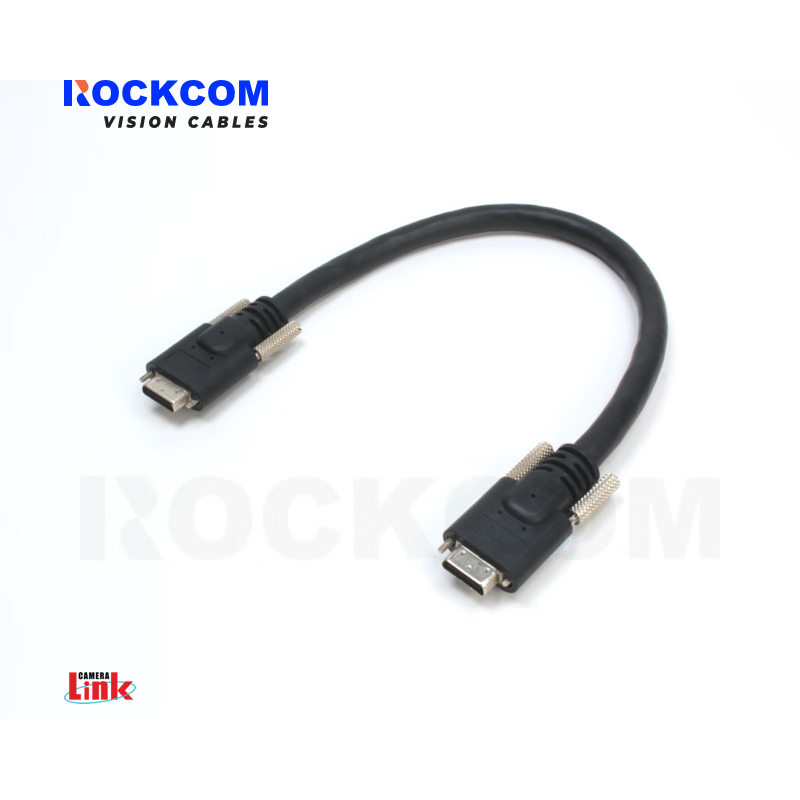 洛克康 CameraLink工业相机电缆CABLE 26P小头兼容DALSA JAI 埃科Dalsa CAMERALINK SDR-SDR 15米