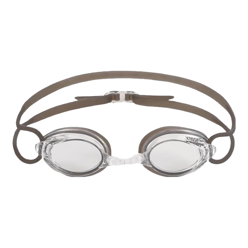 英發(fā)(YINGFA)競速防霧泳鏡防水高清比賽訓(xùn)練泳鏡小框減小阻力近視 鍍膜泳鏡 Y570AF-黑透