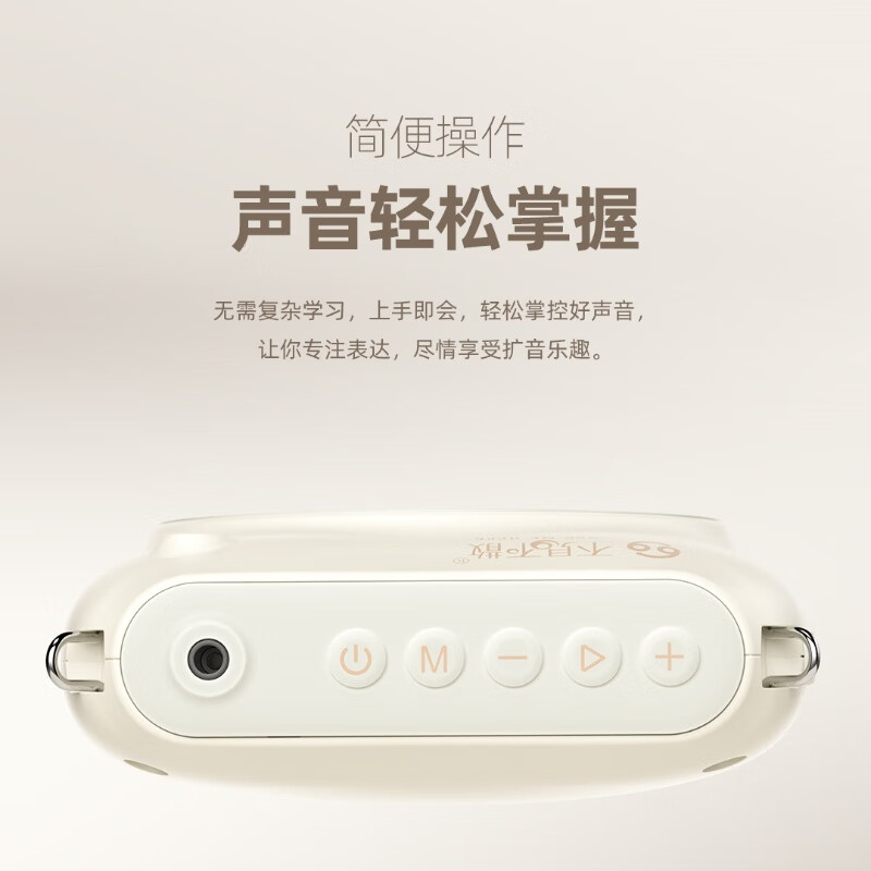 不见不散 SEE ME HERE 69K2无线小蜜蜂扩音器机教师上课专用麦克风大音量耳麦导游户外扩音机 云岩白