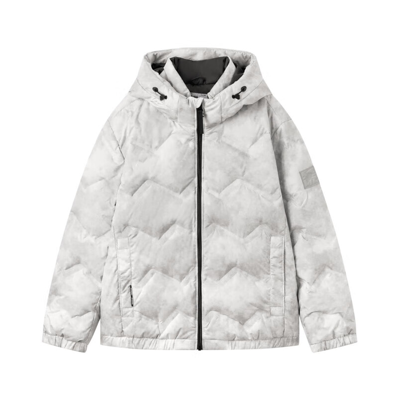 森马(Semir)【羽绒服福袋】羽绒服男冬季轻薄外套时尚设计感上衣保暖 A款-灰色调(灰鸭绒)00322 L