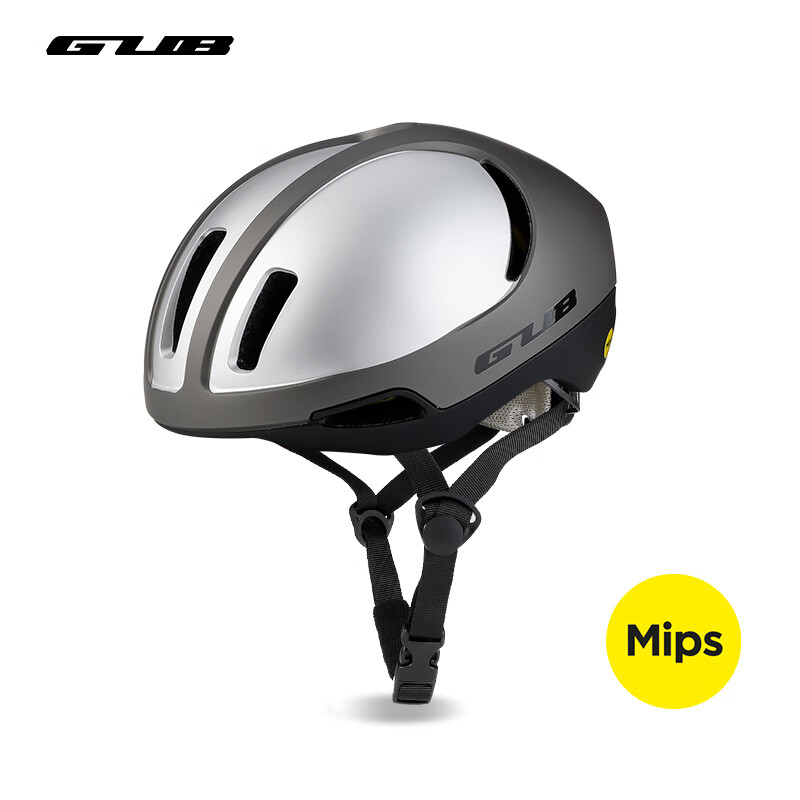 GUB Mips公路車(chē)騎行頭盔自行車(chē)頭盔男女山地車(chē)安全帽氣動(dòng)頭盔 鈦銀 .L