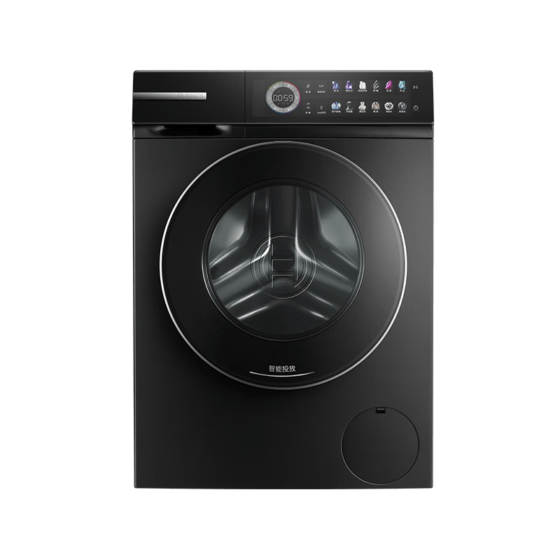 博世（BOSCH）4系摩德纳 10KG家用大容量 全自动变频滚筒洗衣机 智能投放 蒸汽除皱 深层净洗 羊毛洗护 羽绒服洗 【星云灰】WGJ752Y10W 滚筒单洗
