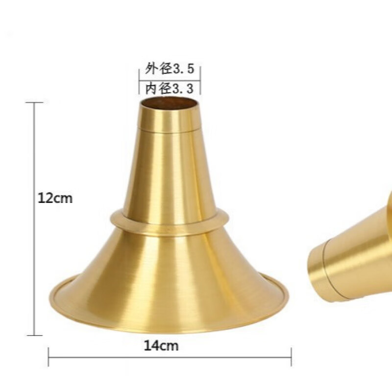 包邮湖南贵剧唢呐碗 贵剧铜碗 黄铜加厚碗