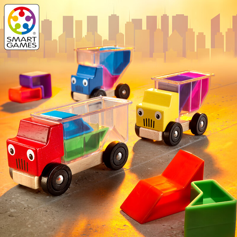 Smart Games卡车装装乐 3岁+ 儿童早教玩具教具桌游男孩女孩空间训练