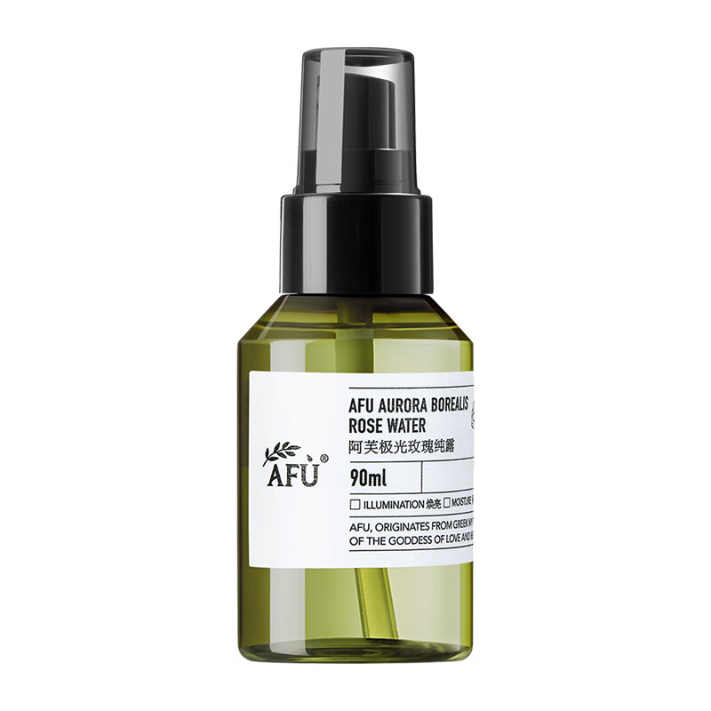 阿芙（AFU）官方旗舰极光光感玫瑰纯露喷雾爽肤水补水保湿柔肤水湿敷水护肤品 玫瑰纯露90ml