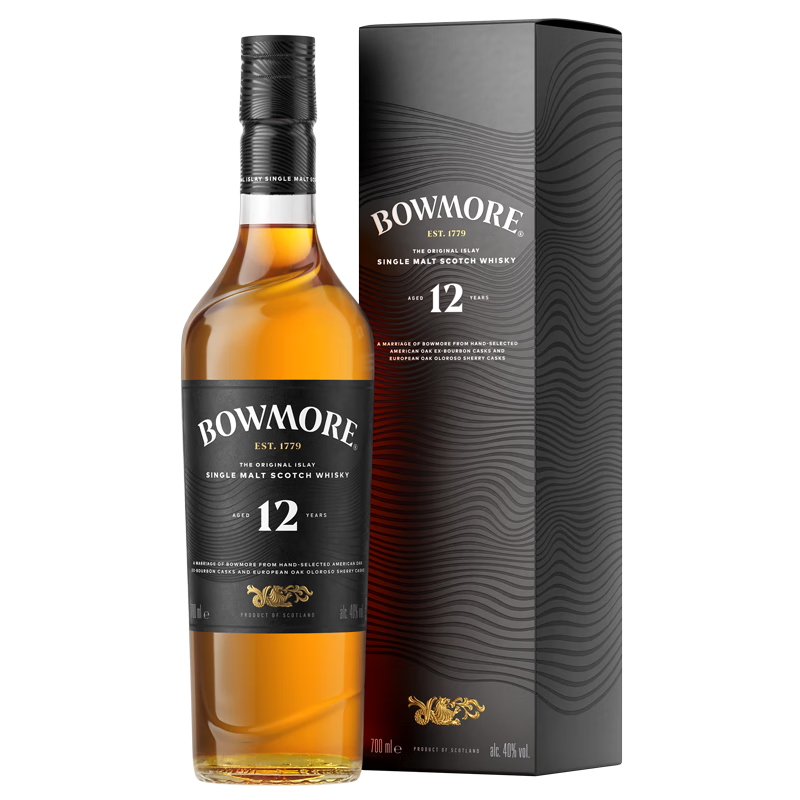 ��Ħ Bowmore 12�� �ո��� ���׵����� ��һ��ѿ ��ʿ�� ��� 700ml ����°汾 298.0Ԫ����298Ԫ/����