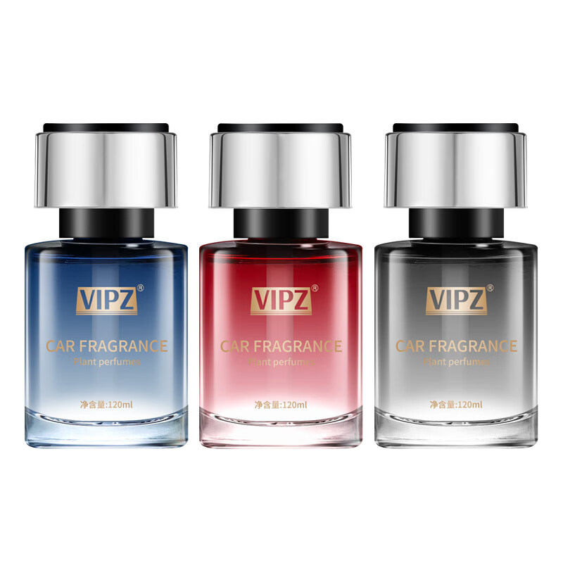 好运旋律VIPZ车载香薰除异味法国香料汽车香水空气清新液体车内香氛摆件 【3瓶装】栀子花+蓝风铃+海韵清风 超值推荐