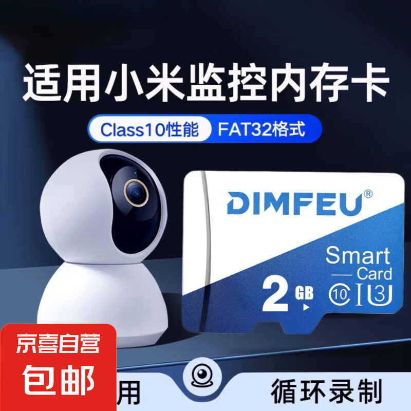 TF（MicroSD）存储卡 128GB C10 视频监控卡行车记录仪内存卡 数码高速存储卡 2GB 【高速存蓄卡+收纳盒】