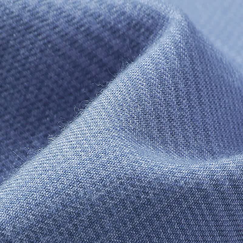 雅戈尔（YOUNGOR）2025秋冬季棉混纺微起绒保暖含羊驼毛高端男士绒面长袖衬衫 浅蓝色格子VLRM119718IBY 41 （175/96Y）