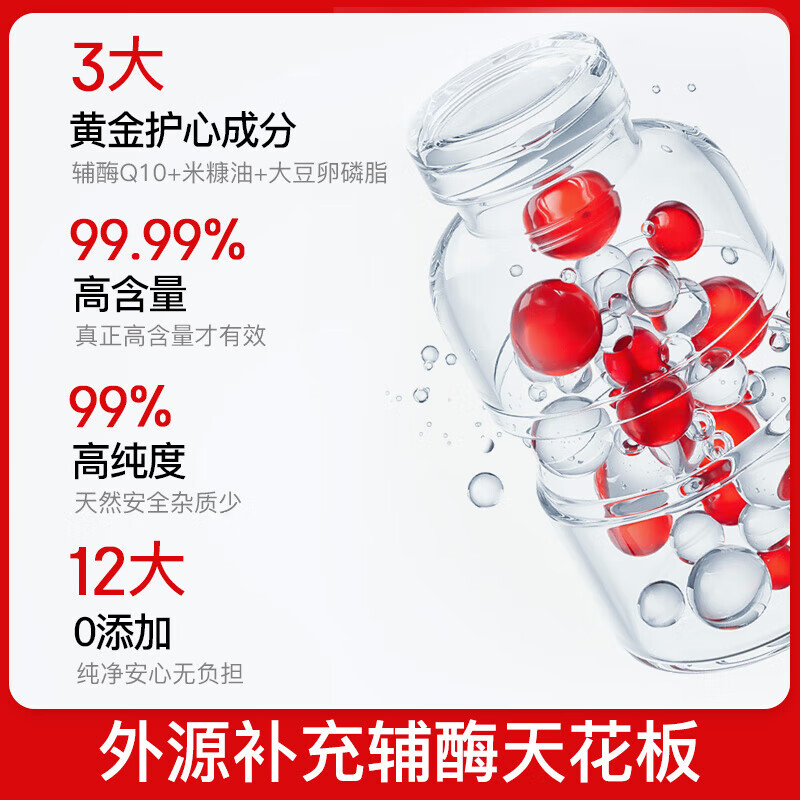 普丽普莱辅酶q10软胶囊200mg*240粒保护心脏备孕加班补脑护眼熬夜美国进口 【告别胸闷感】200mg* 240粒*1瓶