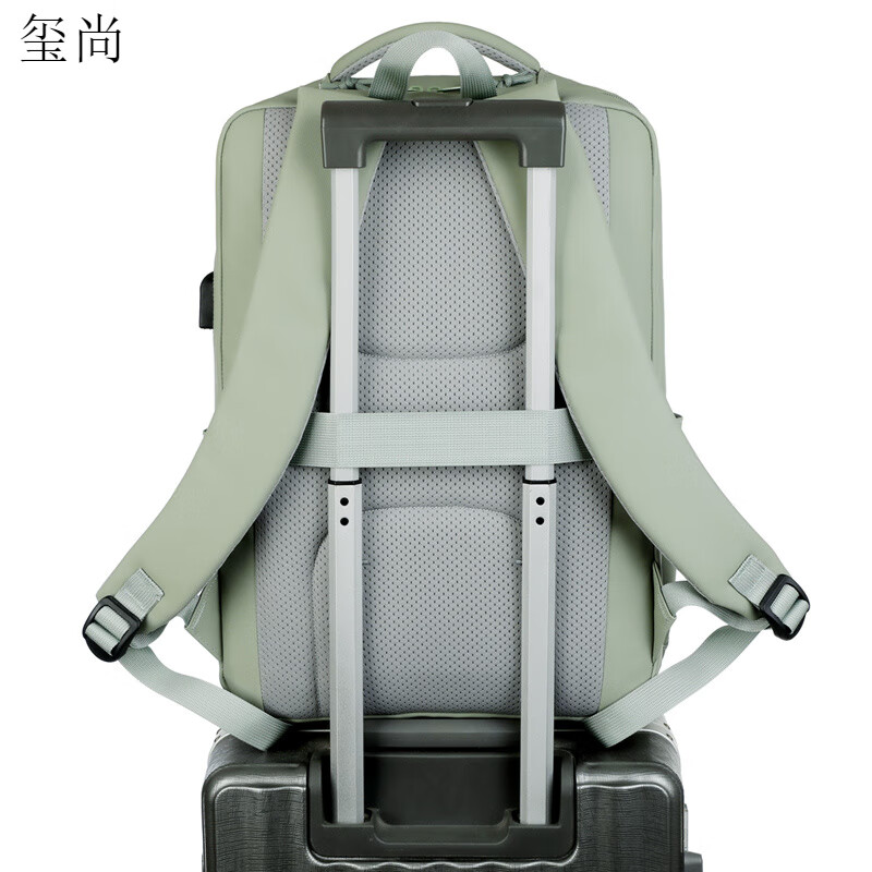 玺尚适用联想拯救者Y7000p笔记本电脑包16英寸y9000p/R9000p双肩背包 全新款蓝色 炫彩Y logo 【气囊防 16英寸