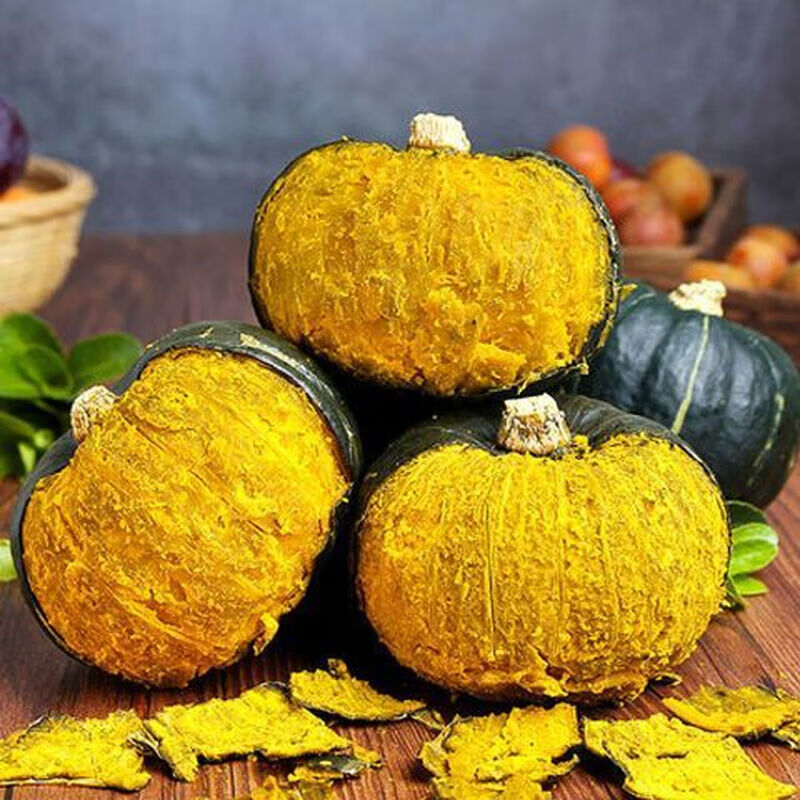 果食鲜丰正宗贝贝南瓜 粉面香甜宝宝辅食软糯南瓜产地直发新鲜蔬菜 净重 4.5斤 贝贝南瓜（单果≥250g）