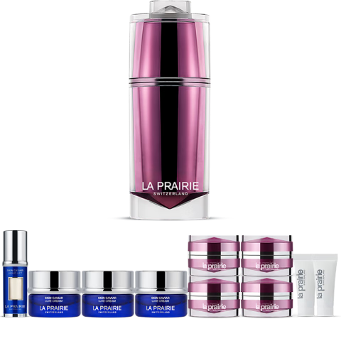 萊珀妮（La Prairie）臻愛(ài)鉑金尊寵眼部精華液15ml護膚品禮盒煥亮眼周生日禮物女
