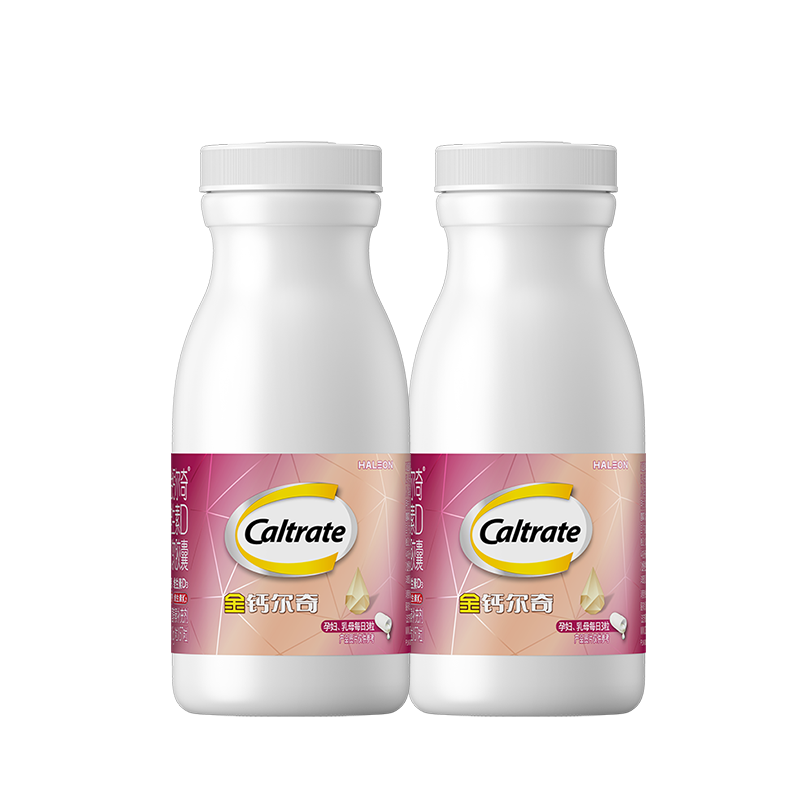 鈣爾奇（Caltrate）金鈣爾奇 植物基孕婦液體鈣片備孕哺全期檸檬酸鈣鎂K2VD3 114粒