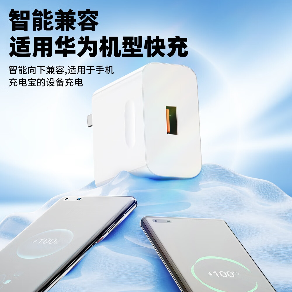 雷珞克适用华为120W超级充电器闪充mate40pro快充插头p50p40p30 nova8/9se适用荣耀v40v30手机闪充 120W【快充头+1.5米6A闪充线】3C认证
