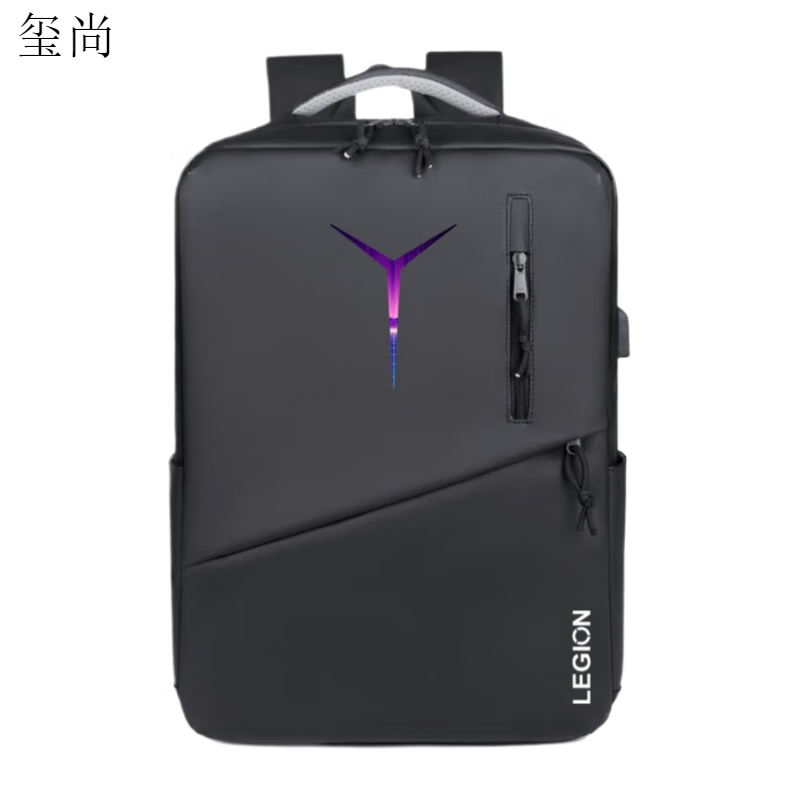 玺尚适用联想拯救者Y7000p笔记本电脑包16英寸y9000p/R9000p双肩背包 全新款蓝色 炫彩Y logo 【气囊防 16英寸