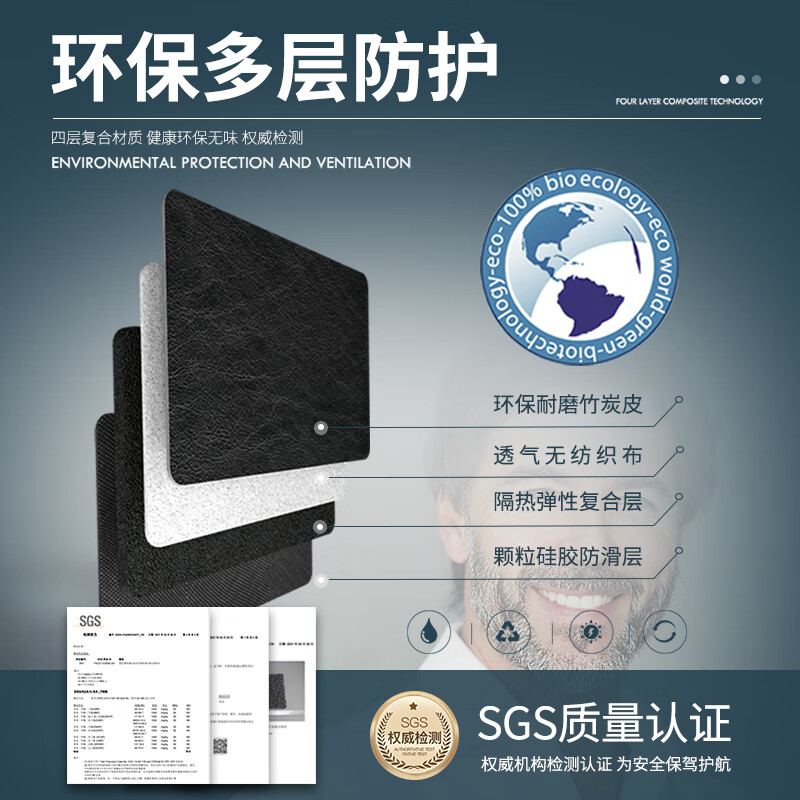 皇顺2024款深蓝L07专用中控仪表台防晒避光垫遮阳max汽车装饰用品 深蓝l07*带台显【包边红线】前窗垫（深蓝车标）