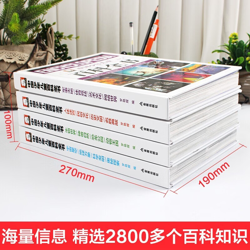 中国少年儿童百科全书（精装共4册）小学生课外阅读科普百科全书详情图