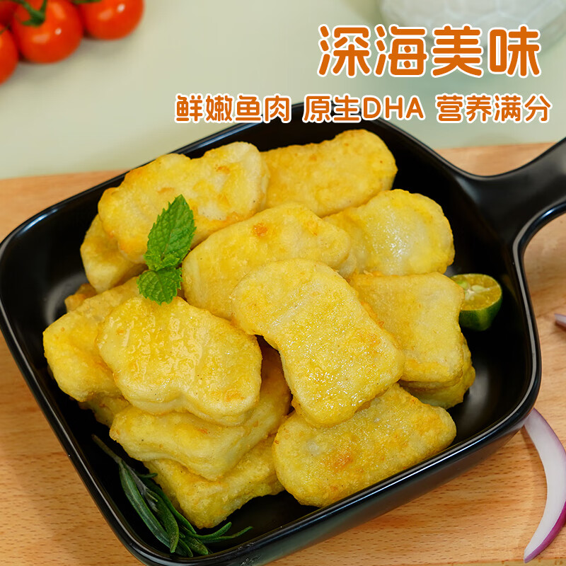 春雪食品 脆享鳕鱼块 300g 去皮去刺儿童早餐空气炸锅食材