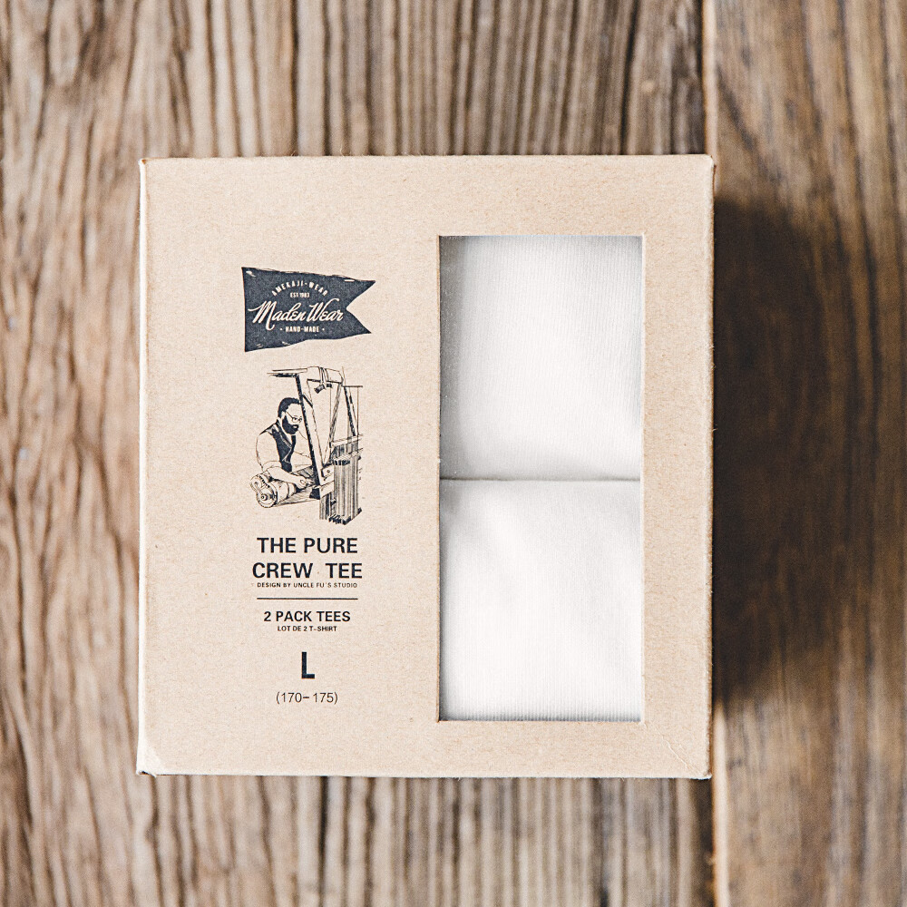 马登工装重磅t恤男夏透气纯棉短袖男款美式复古高街白色半袖打底衫 米白色 /2件【耐穿/夏日穿搭男生/正肩短袖/高级感】 L (175)