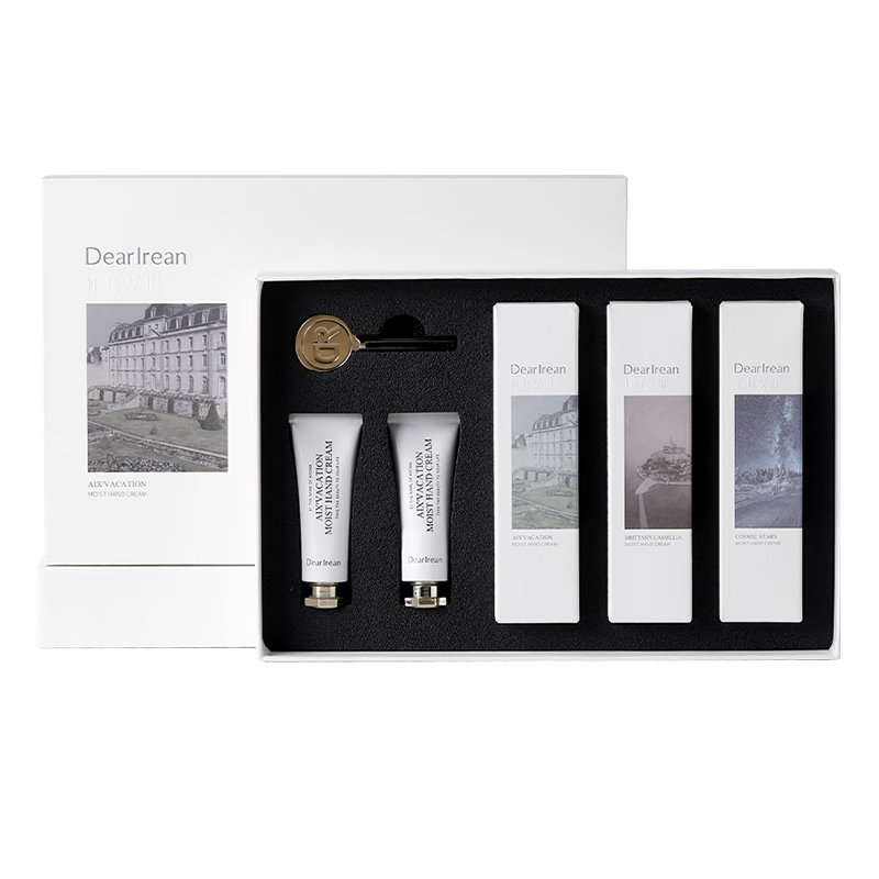 独特艾琳（Dear lrean）冯建宇推荐护手霜礼盒伴手礼保湿不油腻手部护理套装手膜生日礼物 沁心护手霜礼盒