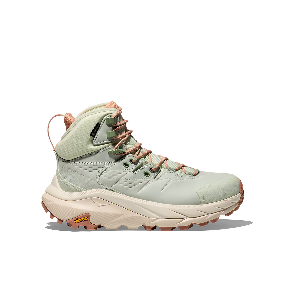 Hoka One OneKAHA 2 GTX 卡哈2中帮防水夏季徒步鞋 灰绿色/砂岩色-男女款 38