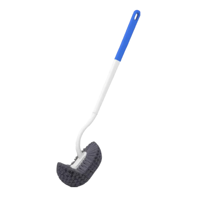 【热销1w】日式马桶刷无死角清洁神器壁挂式长柄卫生间厕所刷子 蓝色1把