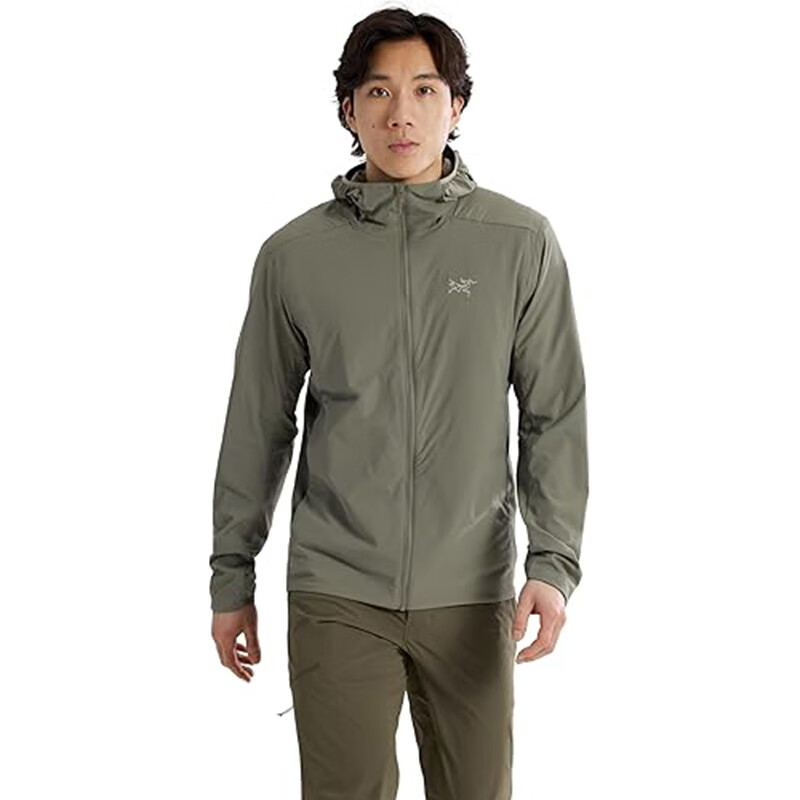 始祖鸟（ARC'TERYX）ATOM阿童木 SL Hoody刺绣鸟标户外轻量防风连帽棉服男士夹克外套 Forage幽雾绿【25款】 L