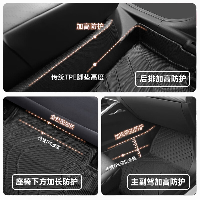 顺猫小鹏m03脚垫全包围mona mo3汽车用品2025款专用tpe地毯式内饰配件 ___原装品质_融入原车___ 小鹏m03__MONA_M03