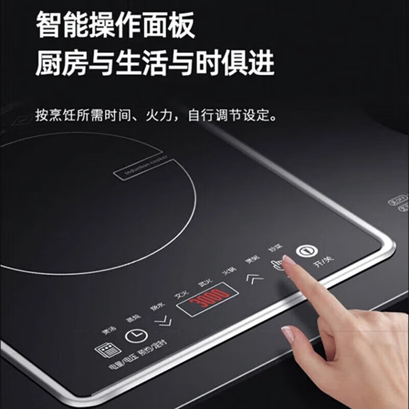 東洋（TOYO）气电两用灶一气一电两用灶电磁炉燃气灶气电灶二合一电磁炉台嵌两用 [左电右气]黑色可翻盖11腔直喷炉头 天然气