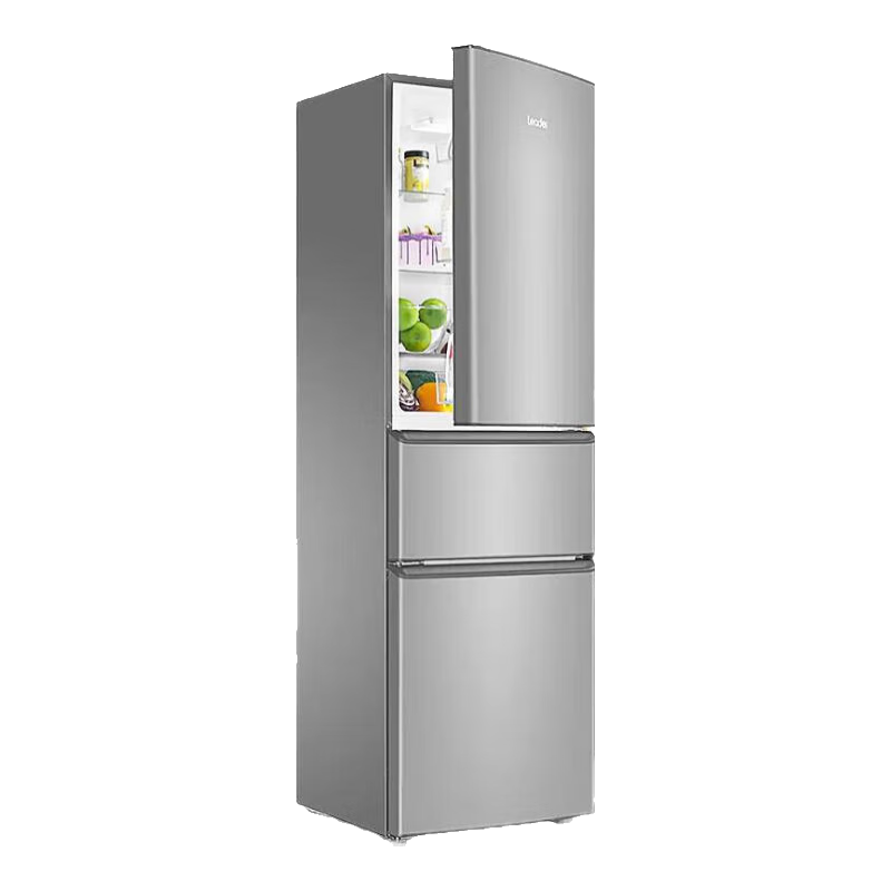 海尔（Haier）【换新补贴】海尔冰箱218升三门二级能效家用出租房屋宿舍小型冷藏冷冻保鲜电冰箱海尔智家出品 218升统帅直冷节能