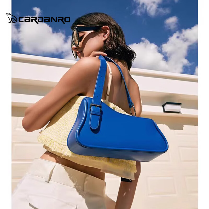 卡丹路女包2025新款时尚包包高级简约百搭单肩质感潮流法式腋下包 克