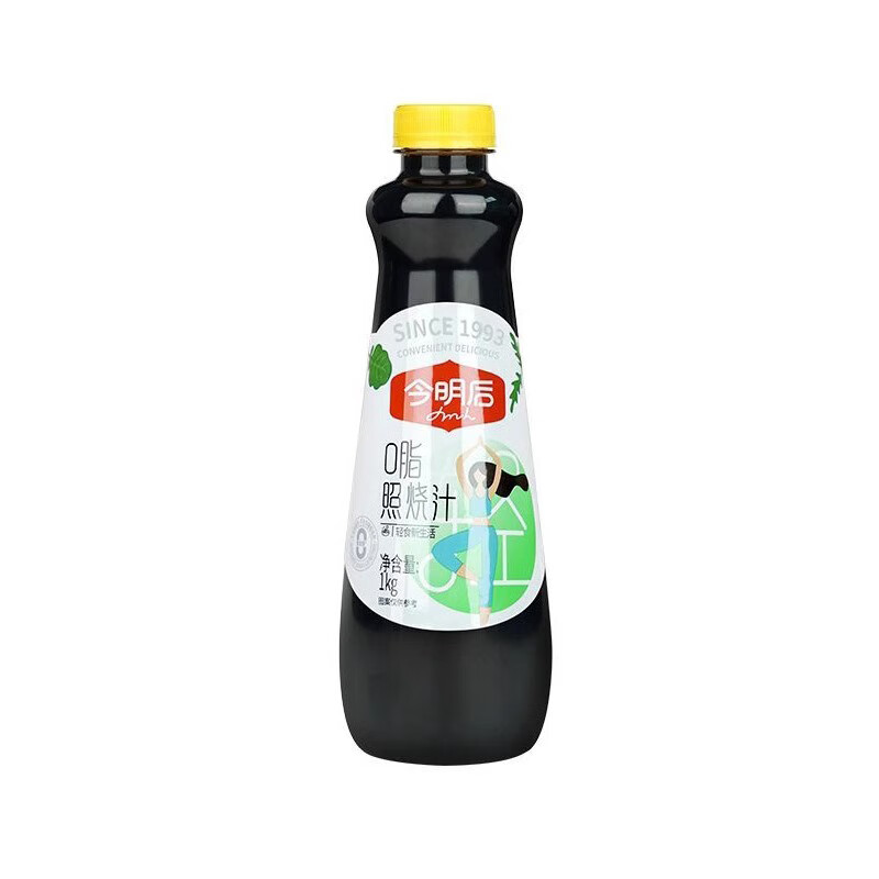 今明后【官方】今明后照燒汁0脂照燒醬日式調(diào)料1kg瓶裝家用商用 今明后 0脂日式照燒汁1瓶(1kg)